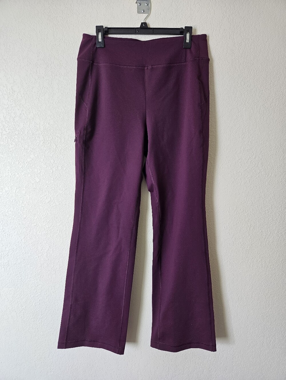 Duluth Trading Women's Stretch Bootcut Pants - Plum